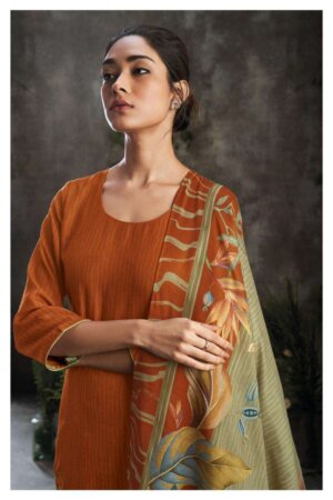 My Fashion Road Ganga Milan Fancy Pashmina Winter Wear Suit | S1979-C