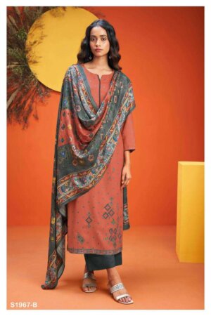 My Fashion Road Ganga Parker Exclusive Pashmina Salwar Suit | S1967-B