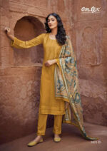 My Fashion Road Omtex Aamod Vol 18 Fancy Jacquard Pashmina Festive Suits | 3421-D