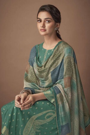 My Fashion Road Omtex Aamod Vol 6 Pure Pashmina Jacquard Occasion Dress | 2321-D