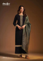 My Fashion Road Omtex Idris Fancy Velvet Traditional Wear Dress | 3341-A