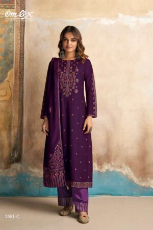 My Fashion Road Omtex Pariza Exclusive Pashmina Kashmiri Work Salwar Suit | 2581-C