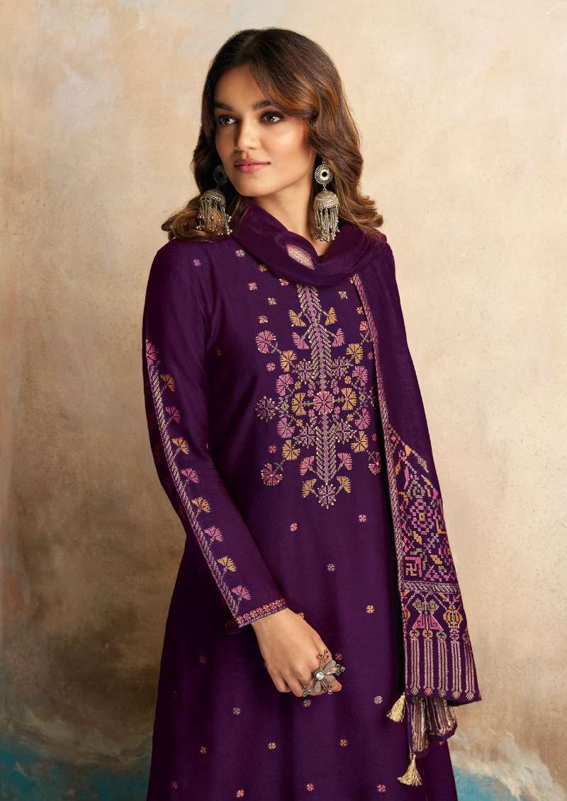 Pure Silk Kashmiri Suit With Heavy Tilla Embroidery on Dupatta, Kashmiri  Embroidered Suit, Kashmiri Salwar Kameez, Punjabi Suit for Women - Etsy