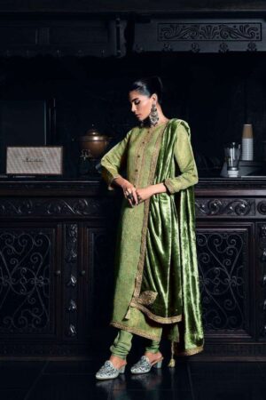 My Fashion Road Varsha Kaira Panjabi Designs Velvet Designer Suit | KR-06