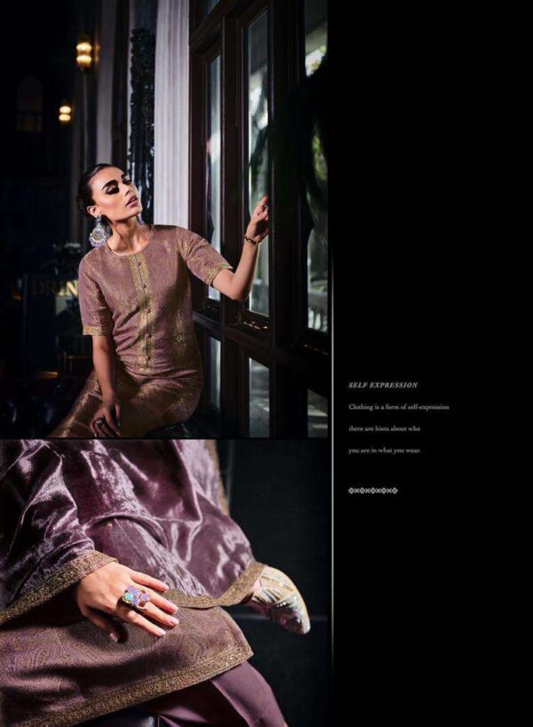 My Fashion Road Varsha Kaira Panjabi Designs Velvet Designer Suit | KR-01