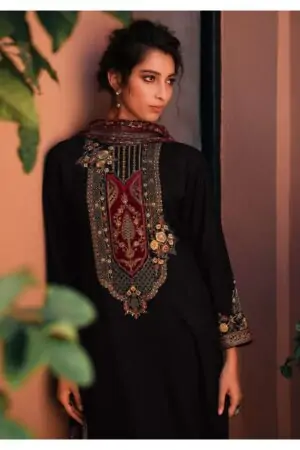 My Fashion Road Varsha The Portrait Designer Pashmina Traditional Wear Dress | PC-03