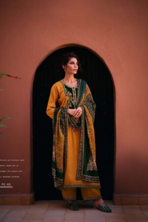My Fashion Road Varsha The Portrait Designer Pashmina Traditional Wear Dress | PC-02