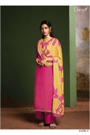 My Fashion Road Ganga Anushka Exclusive Cotton Salwar Kameez | Pink