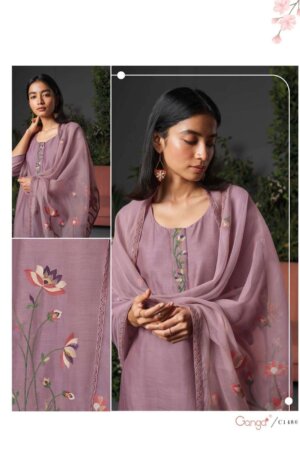 My Fashion Road Ganga Cyar Fancy Silk Branded Ladies Suit Festive Collection | C1480