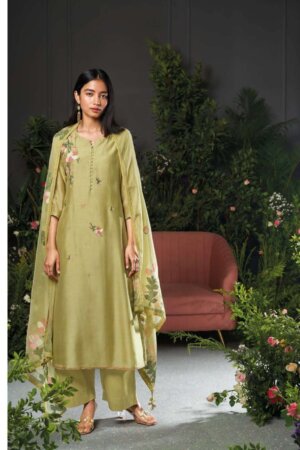 My Fashion Road Ganga Cyar Fancy Silk Branded Ladies Suit Festive Collection | C1481