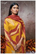 My Fashion Road Ganga Dior Fancy Cotton Salwar Kameez | Yellow