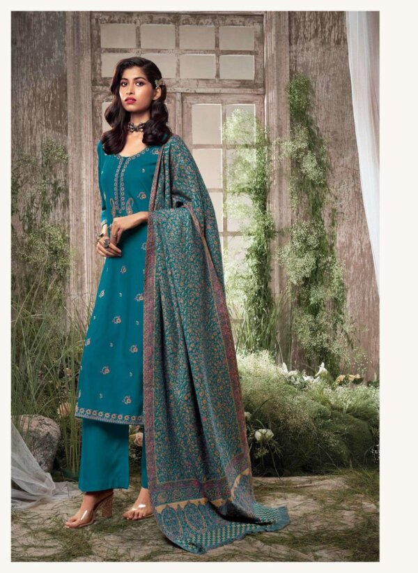 My Fashion Road Ganga Fashion Quince Fancy Cotton Salwar Kameez | Turquoise