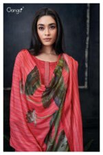My Fashion Road Ganga Goldie Exclusive Silk Cotton Premium Designs Branded Suit | Red