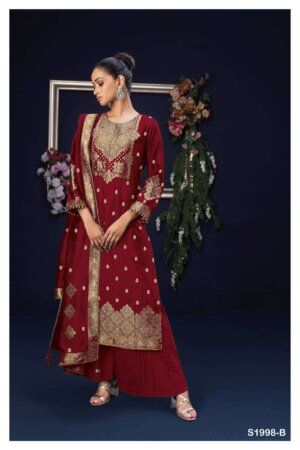 My Fashion Road Ganga Maryana Premium Designs Partywear Ladies Suit | S1998-B