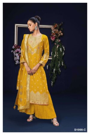 My Fashion Road Ganga Maryana Premium Designs Partywear Ladies Suit | S1998-C
