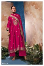 My Fashion Road Ganga Noemi Designer Jacquard Silk Festive Wear Suit | S2152-A