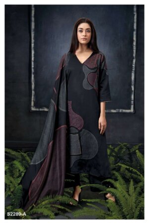 My Fashion Road Ganga Ruth Fancy Cotton Salwar Kameez Catalog | Black