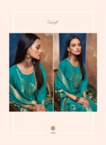 My Fashion Road Ganga Shiloh Stylish Fancy Jacquard Ladies Suit | Blue