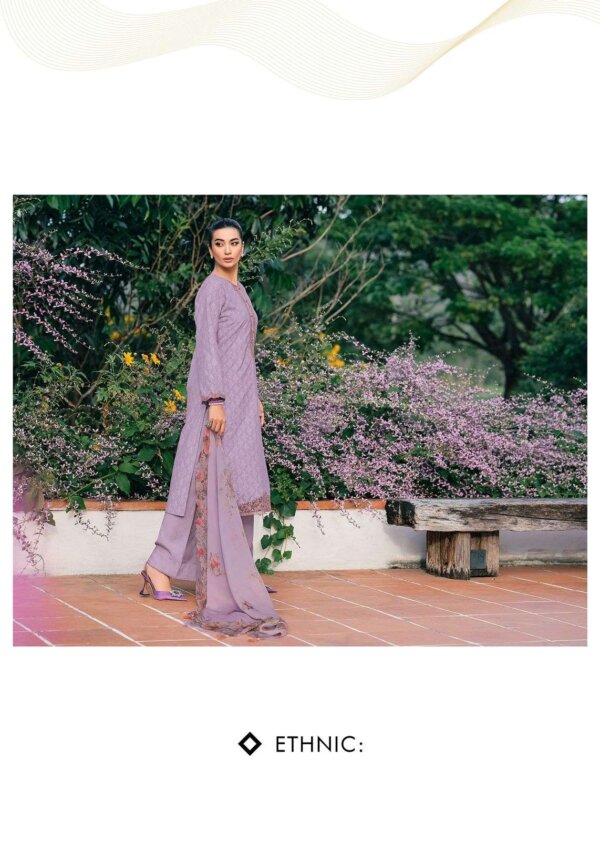 My Fashion Road Varsha Lavender Stylish Cotton Designer Dress | LV-05