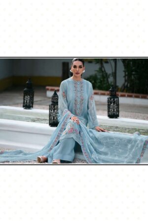 My Fashion Road Varsha Sunkissed Designer Party Wear Organza Suit | SK-04