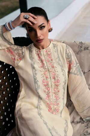 My Fashion Road Varsha Sunkissed Designer Party Wear Organza Suit | SK-03