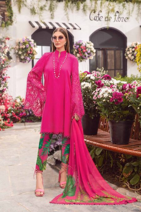 My Fashion Road Mariab M.Prints Spring Summer’24 Unstitched Suit | 1B