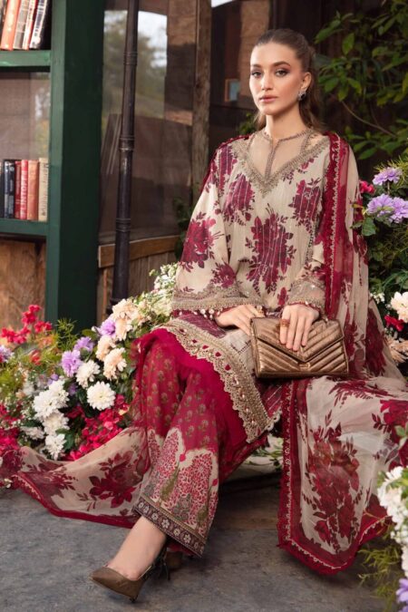 My Fashion Road Mariab M.Prints Spring Summer’24 Unstitched Suit | 10A