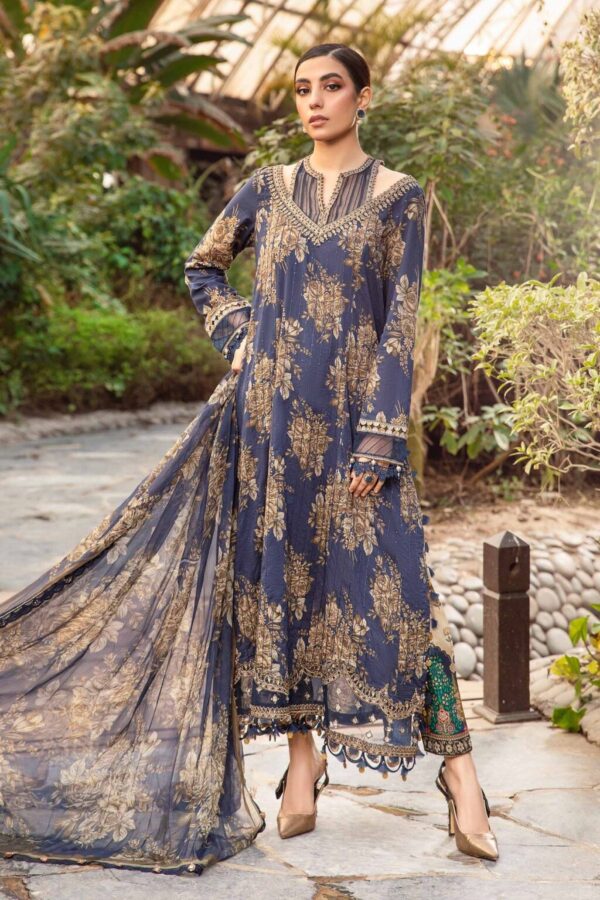 My Fashion Road Mariab M.Prints Spring Summer’24 Unstitched Suit | 10B