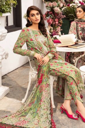 My Fashion Road Mariab M.Prints Spring Summer’24 Unstitched Suit | 13B