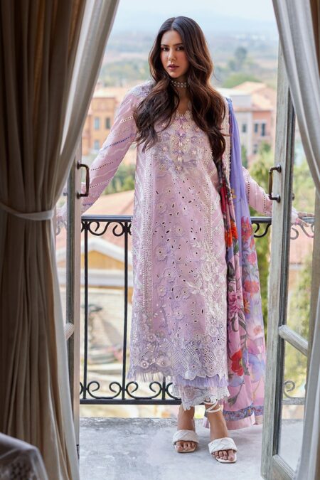 My Fashion Road Mushq Luxury Lawn Unstitched Collection 2024 | Te Amo Tuscany Temptation