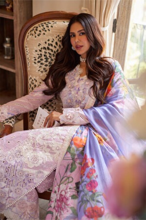 My Fashion Road Mushq Luxury Lawn Unstitched Collection 2024 | Te Amo Tuscany Temptation