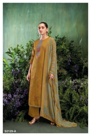 My Fashion Road Ganga Carista Fancy Cotton Silk Premium Designs Suit | S2129-A