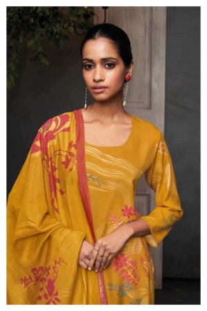 My Fashion Road Ganga Eloise Fancy Cotton Silk Ladies Salwar Kameez | S2320-B