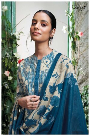 My Fashion Road Ganga Kass Premium Designs Printed Cotton Unstitched Suit | S2224-C