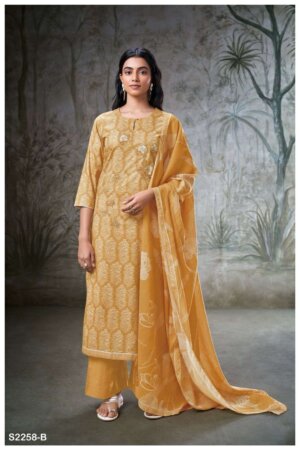 My Fashion Road Ganga Leigh Premium Designs Unstitched Ladies Suit | S2258B