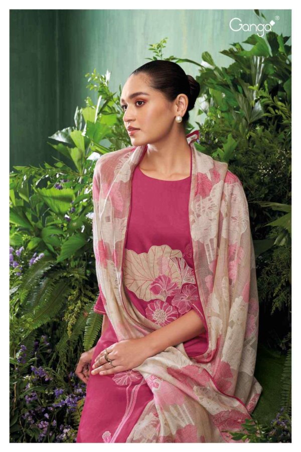 My Fashion Road Ganga Maribel Fancy Satin Silk Exclusive Dress | S2307-C