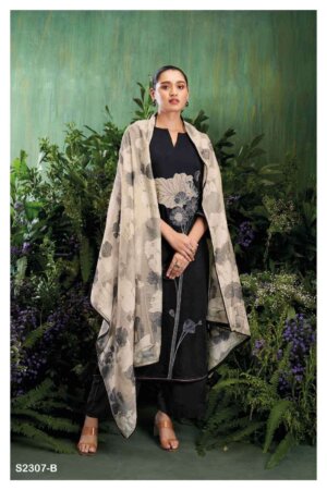 My Fashion Road Ganga Maribel Fancy Satin Silk Exclusive Dress | S2307-B