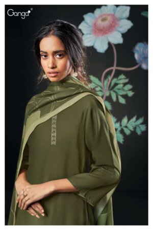 My Fashion Road Ganga Neredya Premium Designs Cotton Silk Branded Suit | S2398-D