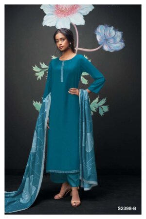 My Fashion Road Ganga Neredya Premium Designs Cotton Silk Branded Suit | S2398-C