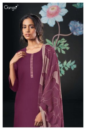 My Fashion Road Ganga Neredya Premium Designs Cotton Silk Branded Suit | S2398-A