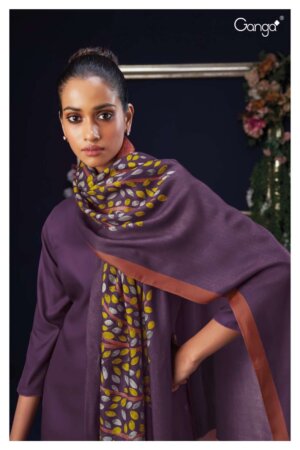 My Fashion Road Ganga Priscilla Exclusive Cotton Silk Ladies Suit | S2397-B