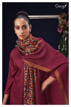 My Fashion Road Ganga Priscilla Exclusive Cotton Silk Ladies Suit | S2397-A