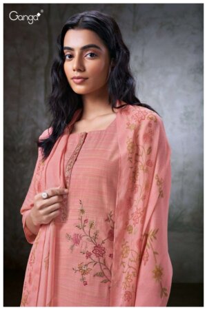 My Fashion Road Ganga Rae Fancy Woven Cotton Premium Designs Dress | S2354-B