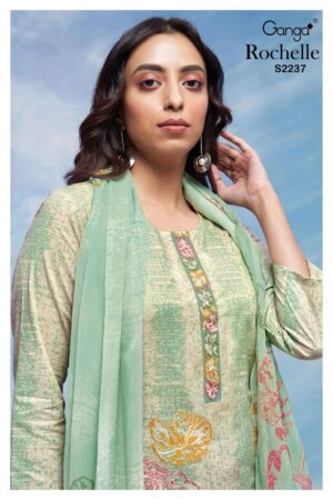 My Fashion Road Ganga Rochelle Exclusive Cotton Salwar Suit | S2237-A