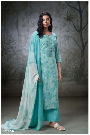 My Fashion Road Ganga Sage Premium Designs Unstitched Cotton Suit | S2217C