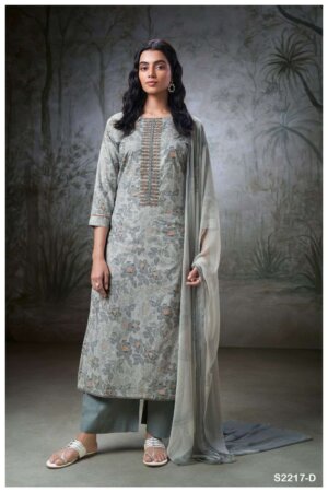 My Fashion Road Ganga Sage Premium Designs Unstitched Cotton Suit | S2217B
