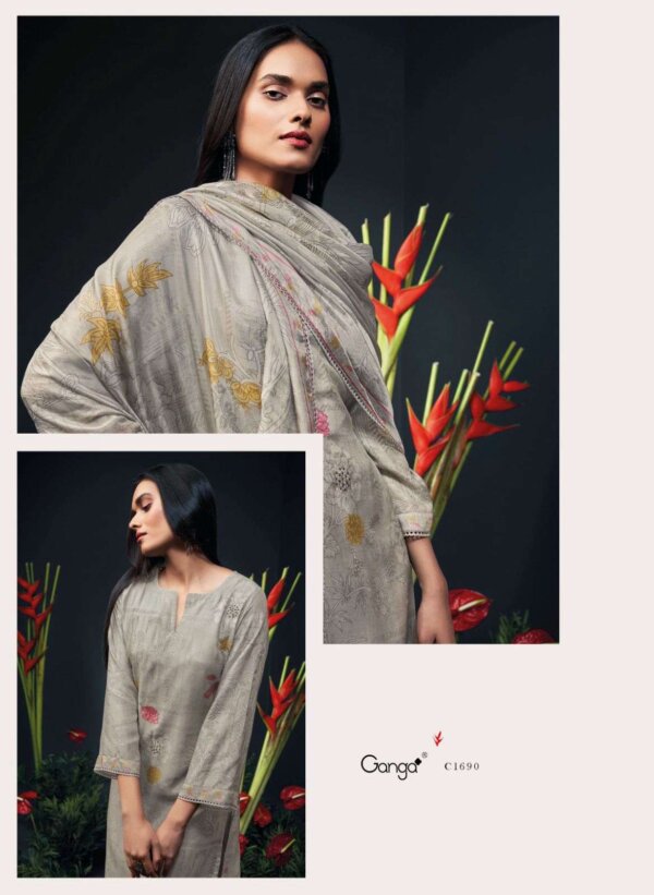 My Fashion Road Ganga Zanera Branded Premium Designs Silk Occasion Wear | C1690
