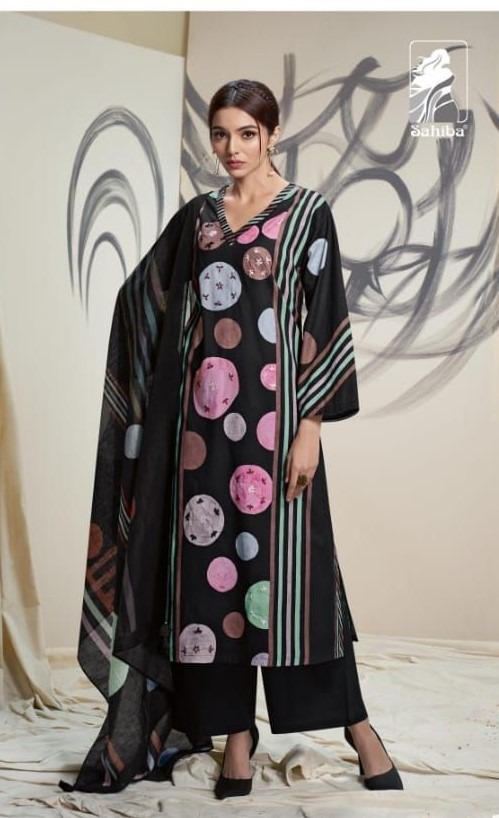 My Fashion Road SAHIBA BHOOMI PANT STYLE COTTON SALWAR SUIT | D.NO 565