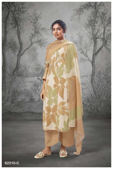 My Fashion Road Ganga Ekveera Exclusive Cotton Premium Ladies Suit | S2210-C