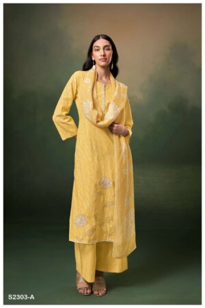 My Fashion Road Ganga Enayat Fancy Cotton Premium Ladies Suit | S2303-A